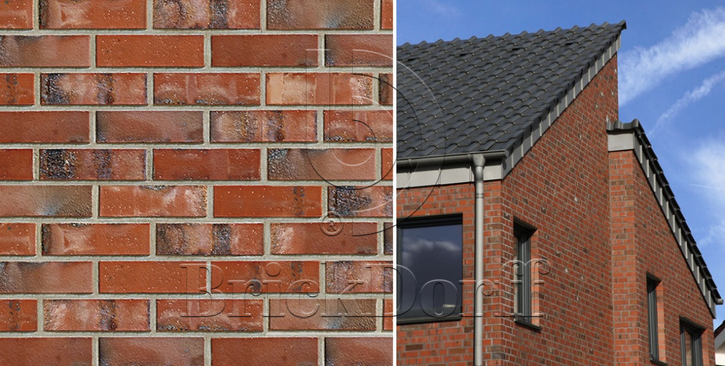 Кирпич облицовочный Клинкерный ABC 103 Artland rot Kohlebrand glatt 55NF 240*71*55 мм