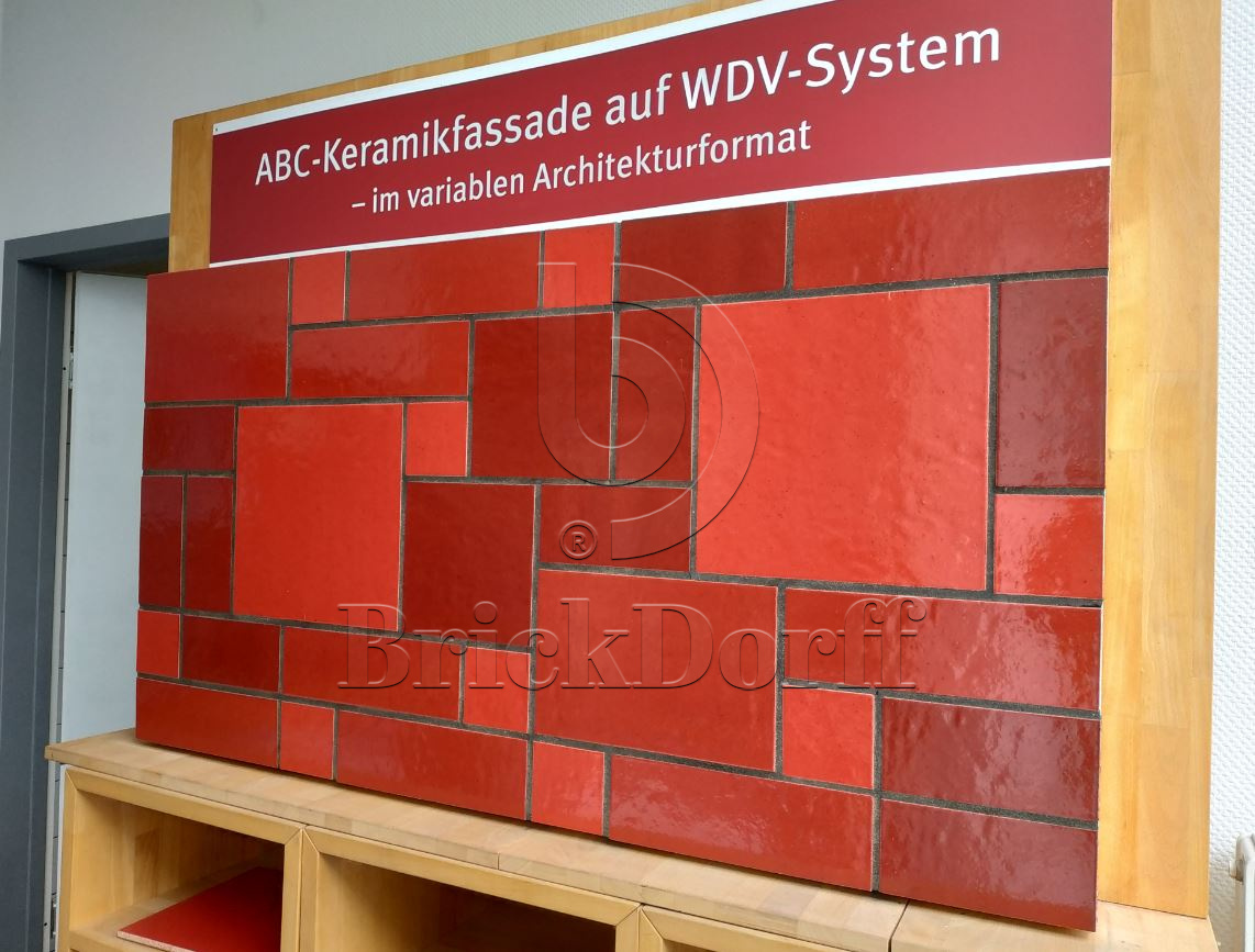 Клинкерная глазурованная фасадная плитка цвет по RAL - уникальные цветовые решения