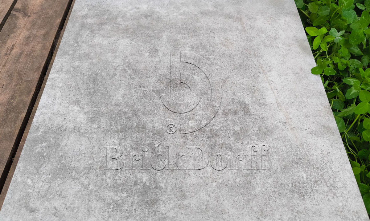 Jura Dark Grey 600x600x20 мм, тротуарная плитка уличная, противоскользящая, керамогранит OutdoorDesign