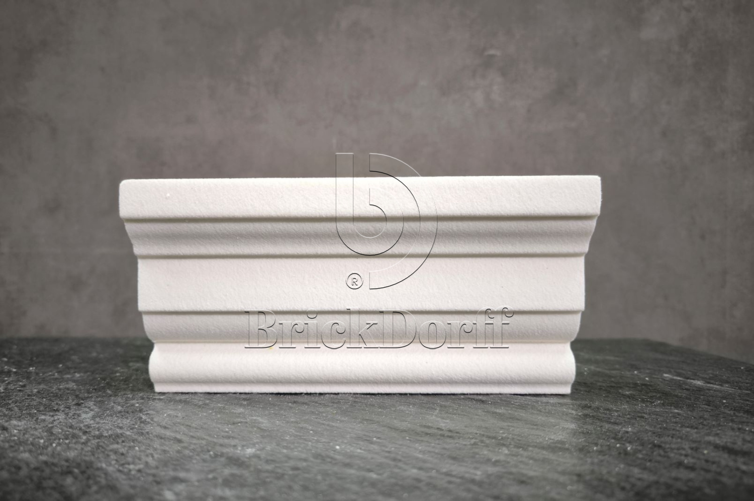 Молдинг для фасада - лепнина, декор из пенополистирола МВ-95/1 95*50*2000 мм