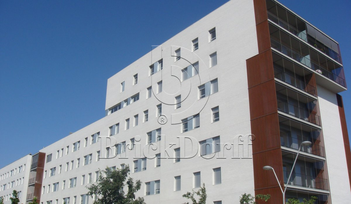 Глазурованная клинкерная фасадная плитка под кирпич ABC Weiss 300 белая, 240*115*10 мм