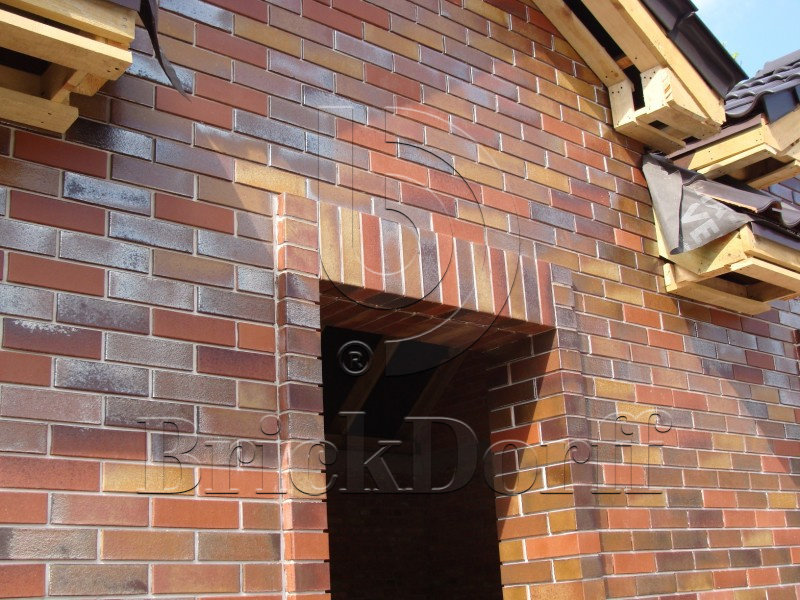 Кирпич облицовочный Клинкерный ABC 7554 Norderney blau-bunt Schmolz glatt  55NF 240*71*55 мм