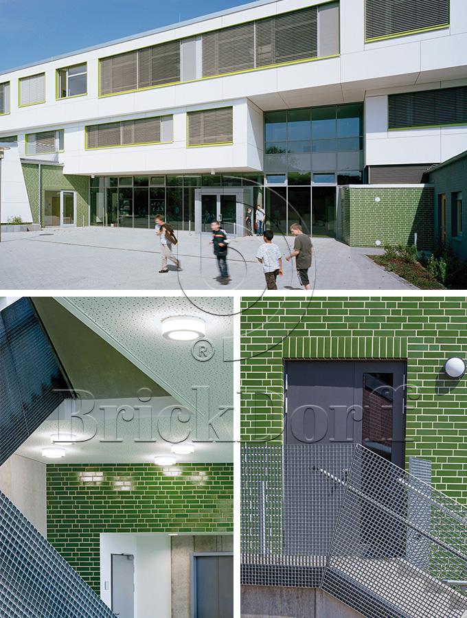 Фасадная Термопанель из Пенополиуретана ППУ 40 мм с Клинкерной Глазурованной плиткой Gruen 360, 240*71*10 мм