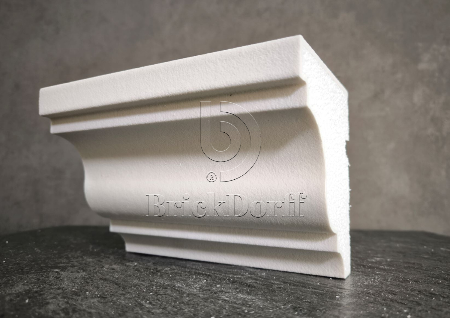 ПОДОКОННИК для Фасада и Интерьера - лепнина, декор из пенополистирола ПВ-130/1 130*110*2000 мм