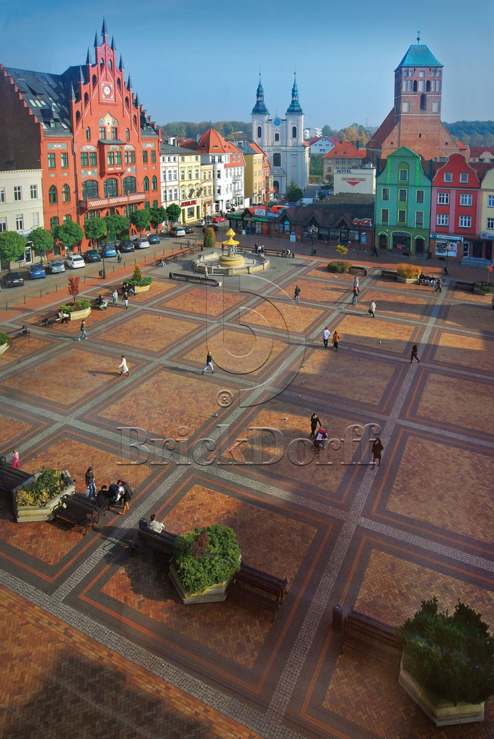 Тротуарная плитка клинкерная ABC Herbstlaub-geflammt (Хербстлауб-гефламмт), 200*100*20 мм