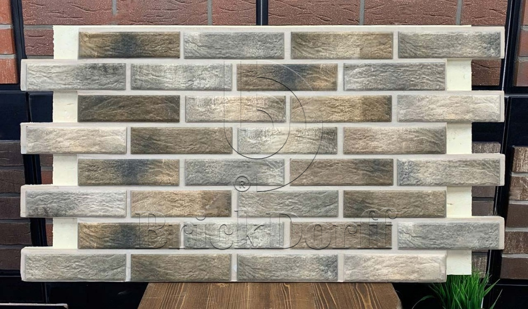 Loft Brick Pepper фасадная термопанель из пенополиуретана ППУ 65 мм