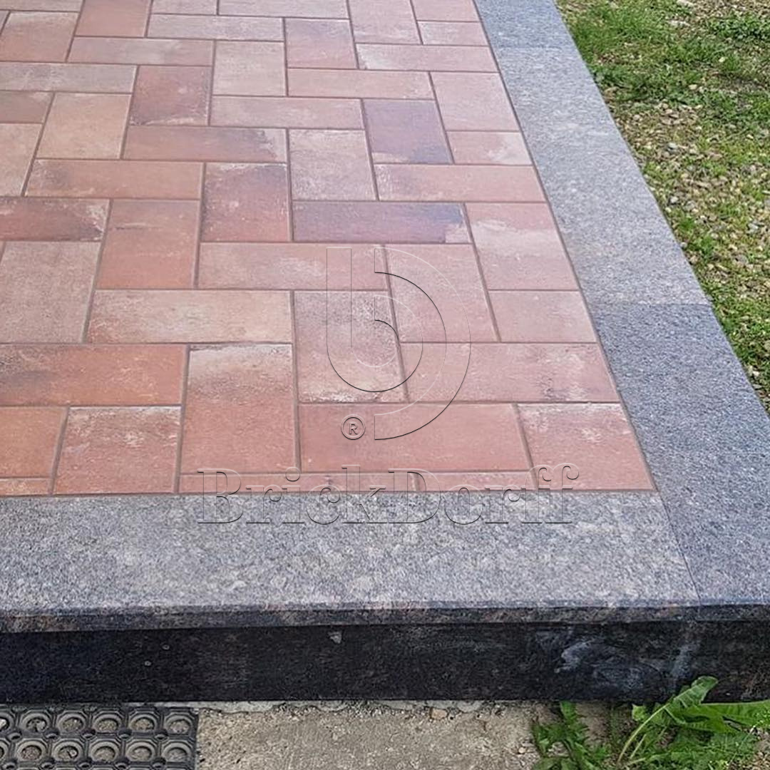 Клинкерная плитка Scandiano Rosso 300x300x11 – для улицы, террасы, крыльца, лестницы, морозостойкая