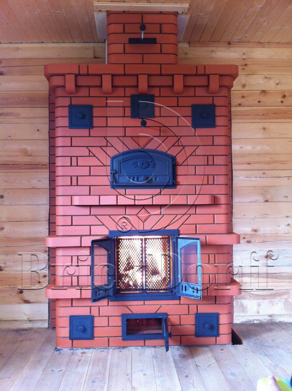 Кирпич керамический полнотелый Печной Lode ROBIS гладкий, 250*120*65 мм