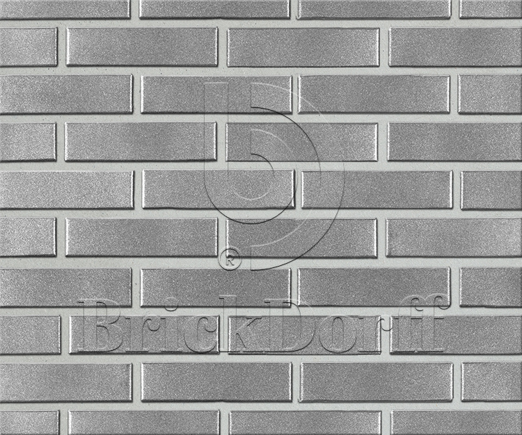 Lode CENTAUR гладкий, 250*120*65 мм, Печной Кирпич керамический пустотелый, серебристый