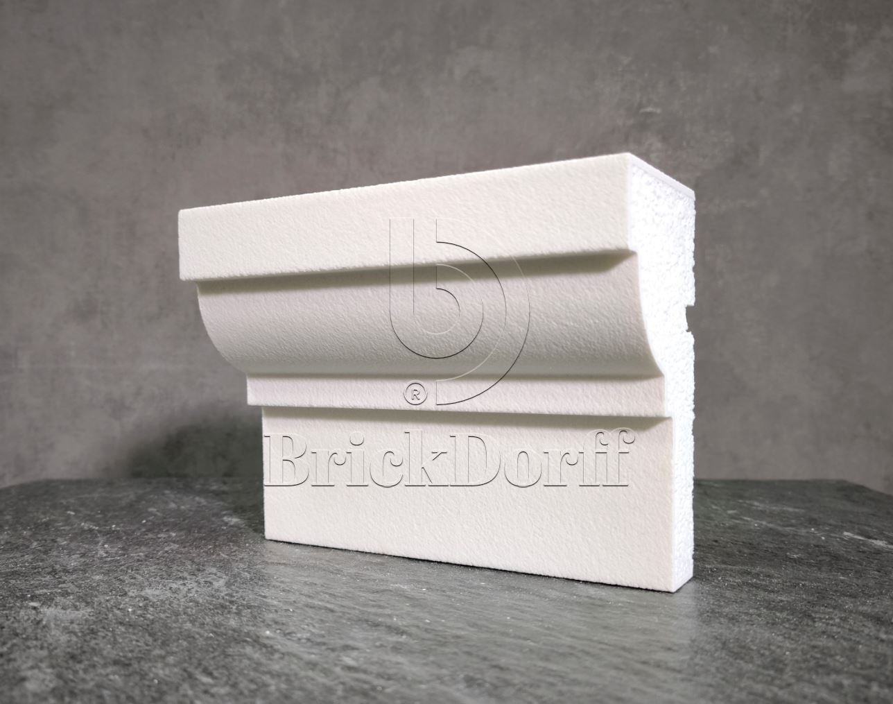 ПОДОКОННИК для Фасада и Интерьера - лепнина, декор из пенополистирола ПВ-150/2 150*80*2000 мм