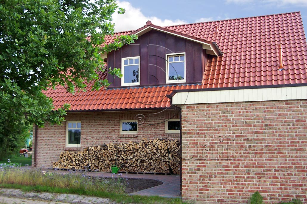 Керамическая черепица рядовая Roben Bornholm медный красно-коричневый ангоб