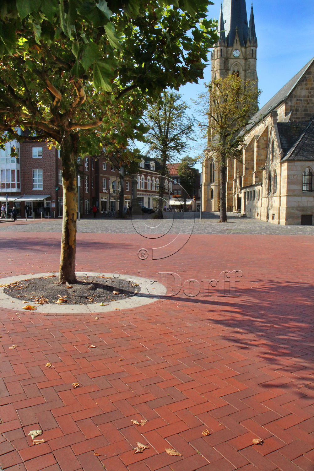 Тротуарная плитка / брусчатка Клинкерная ABC Altfarben-bunt-geflammt (Алтфарбен-бунт-гефламмт), 200*100*52 мм