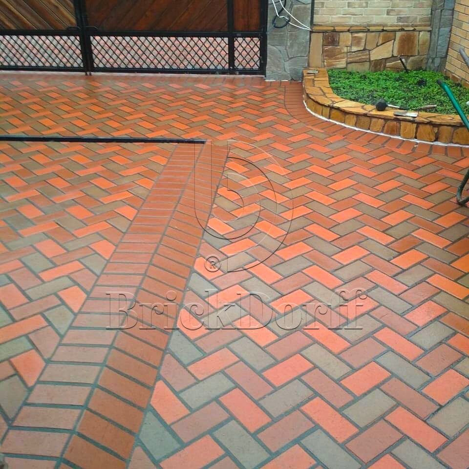 Тротуарная плитка / брусчатка Клинкерная ЛСР MIX-2 200*100*50 мм