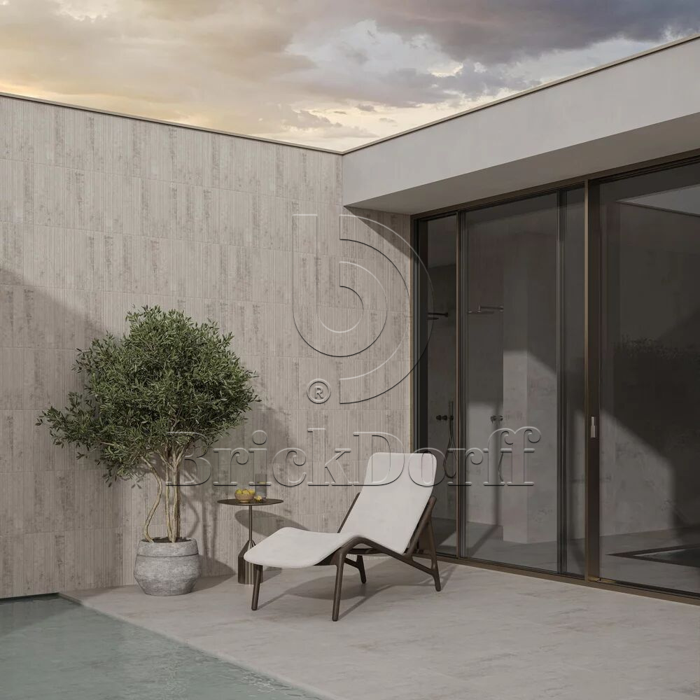 Клинкерная плитка Carrizo Grey 600*300*8,5 мм – для улицы, террасы, крыльца, лестницы, морозостойкая