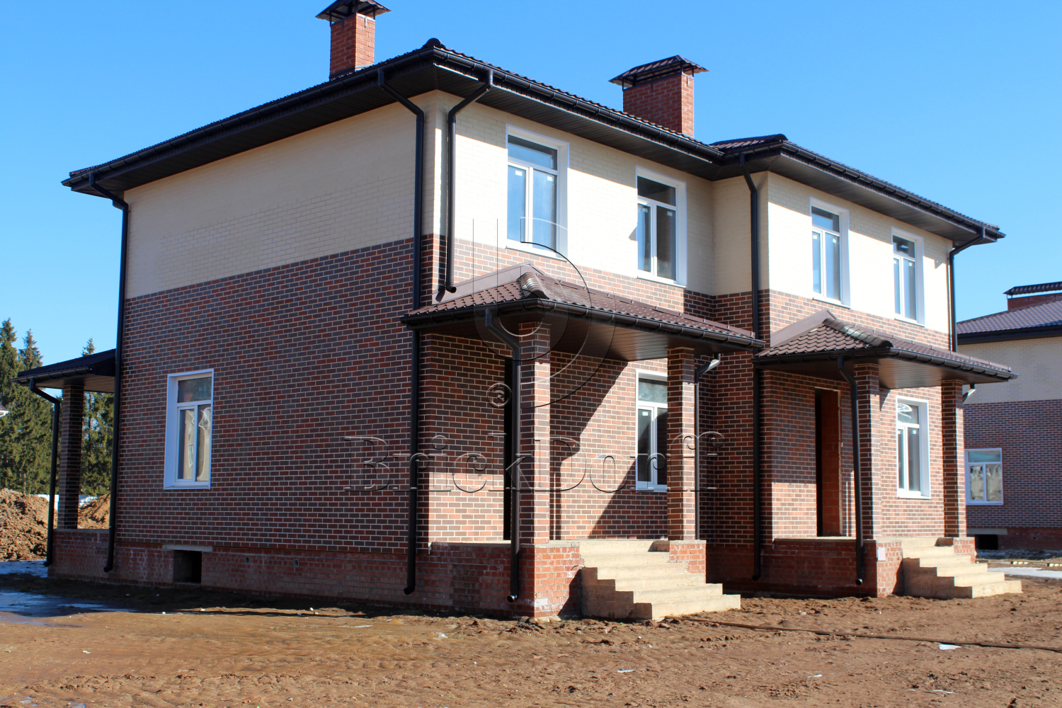 ABC Rotbunt Struktur 240*71*8 мм Клинкерная фасадная плитка облицовочная под кирпич