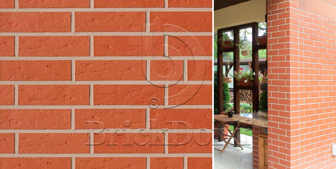 Malta genarbt, 240*71*10 мм, Клинкерная фасадная плитка облицовочная под кирпич ABCklinker