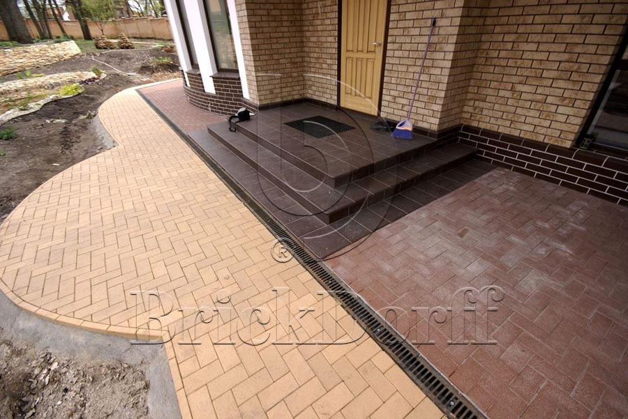 Клинкерная напольная плитка ABC Objekta Braun 240*240*12 мм