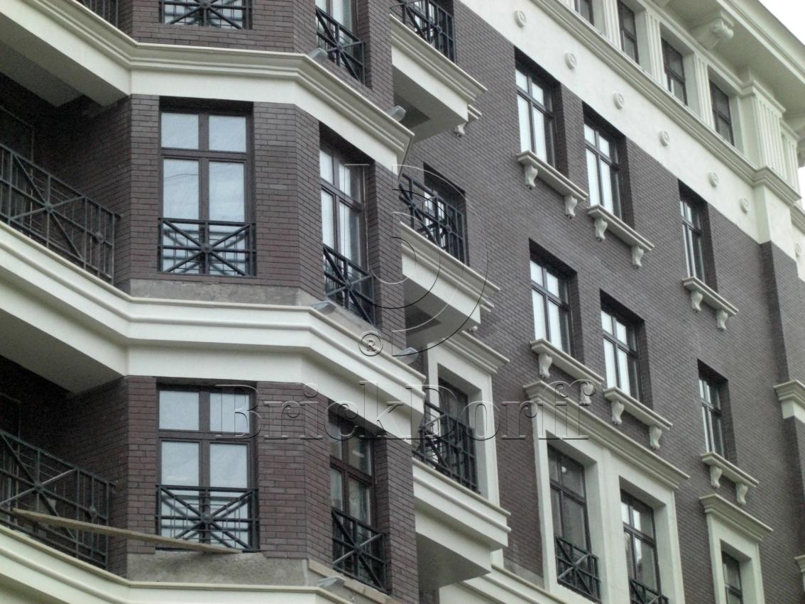 Клинкерная фасадная плитка облицовочная под кирпич ABC Dresden genarbt, 240*52*10 мм