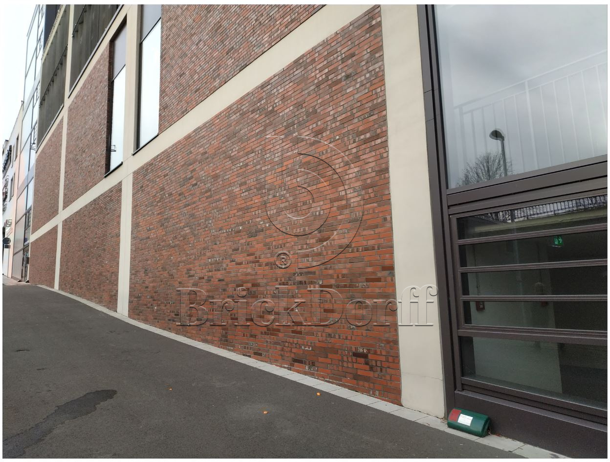 Кирпич облицовочный Клинкерный ригельный Langformat ABC 1012 Schleswig blau-bunt Kohlebrand Fußsortierung 365*115*40 мм