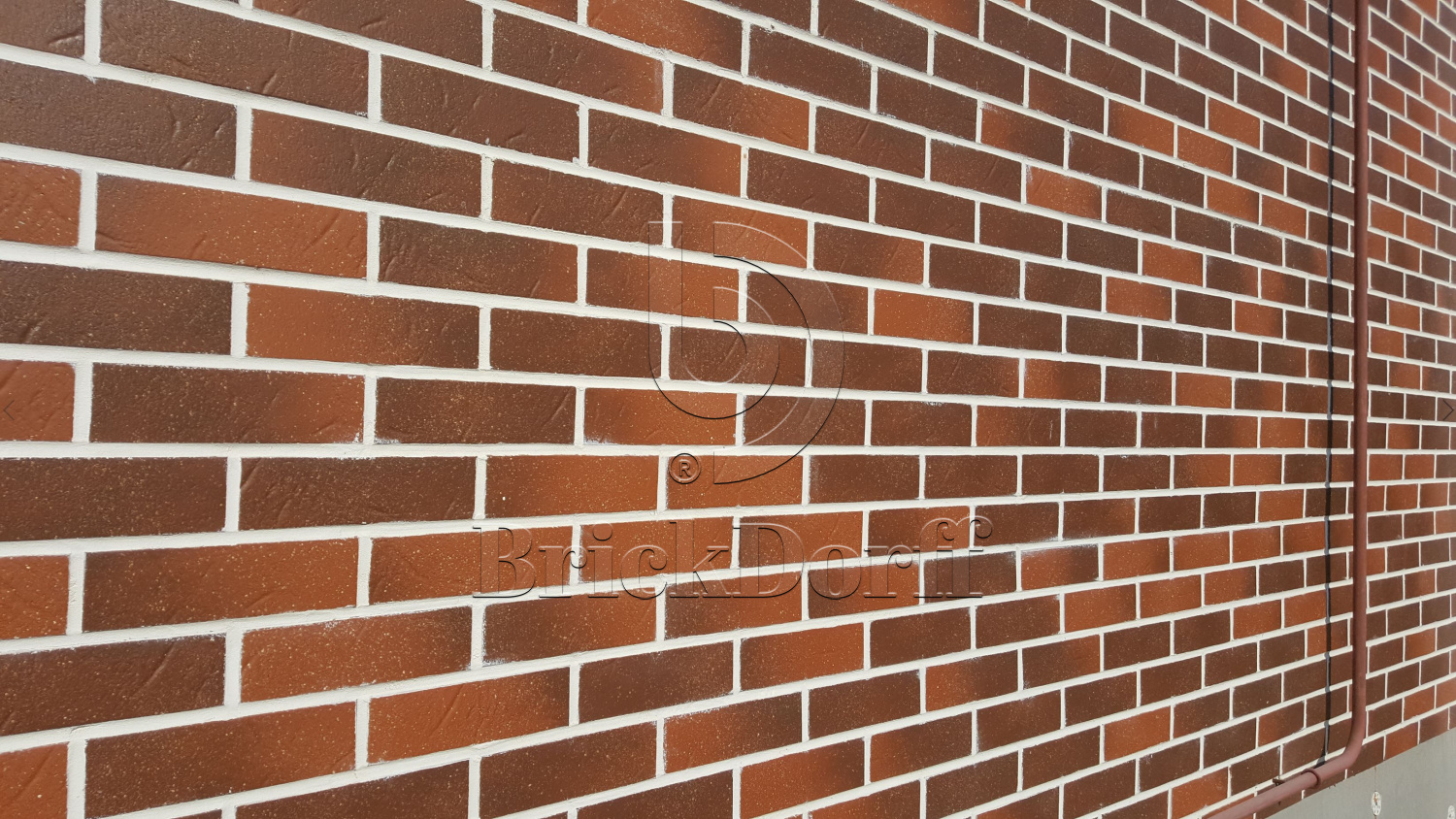 ABC Rotbunt Struktur 240*52*8мм Клинкерная фасадная плитка облицовочная под кирпич