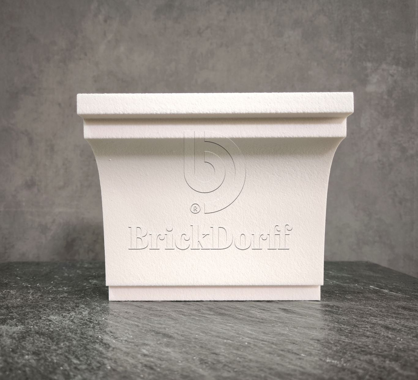 КАРНИЗ для Фасада и Интерьера - лепнина, декор из пенополистирола КВ-170/1 (КС-101) 170*100*2000 мм