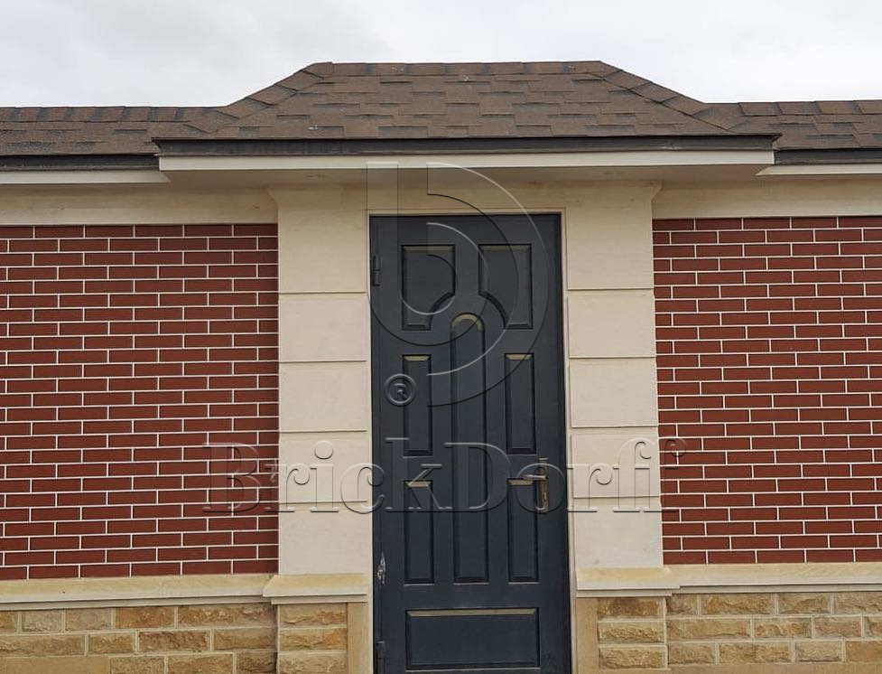 NATURAL ROSA DURO 245X66х7,4 мм Клинкерная фасадная плитка под кирпич облицовочная терракотовая