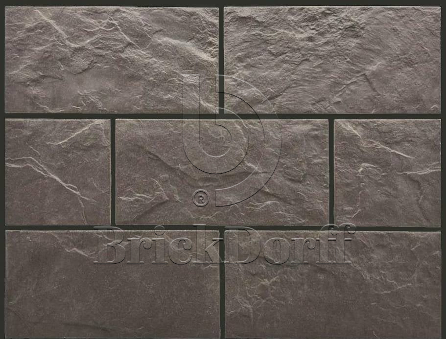 Облицовочная плитка Terra TERRABIG Dark Chocolate крупный формат под камень — архитектурная серия для фасада и интерьера