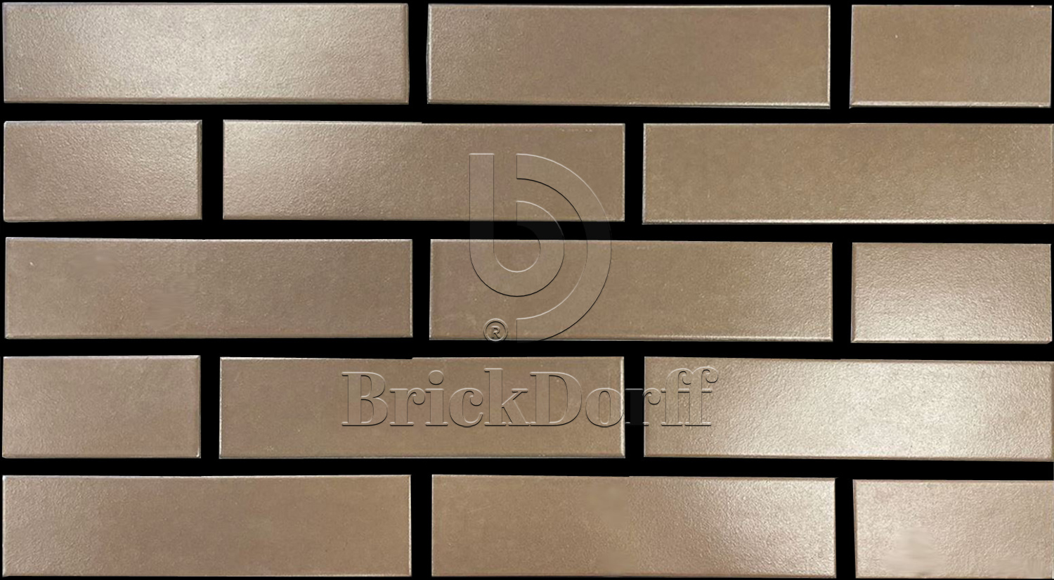 Клинкерная фасадная плитка облицовочная под кирпич коричневый беж 240*60*6 мм