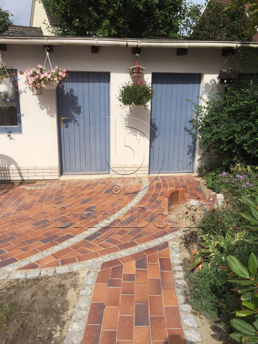 Тротуарная плитка клинкерная ABC Herbstlaub-geflammt (Хербстлауб-гефламмт), 200*100*20 мм