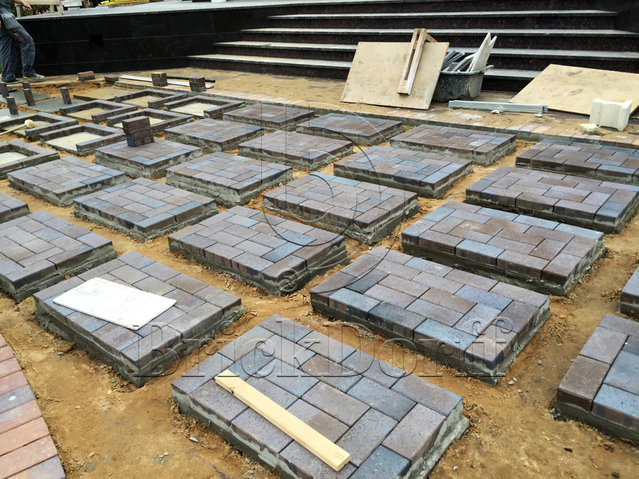 Тротуарная плитка / брусчатка Клинкерная ABC Mitternachtblau (Миттерначтблау) ригельный 240*78*52 мм