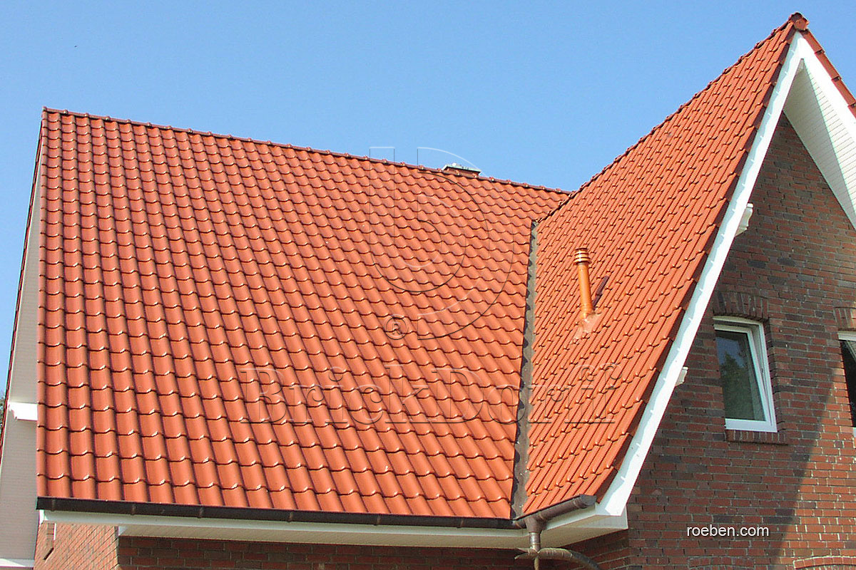 Керамическая черепица рядовая Roben Limburg красный ангоб
