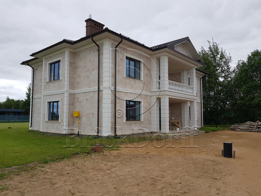 Viano Beige 245X66х7,4 мм Клинкерная фасадная плитка под кирпич облицовочная, серый беж