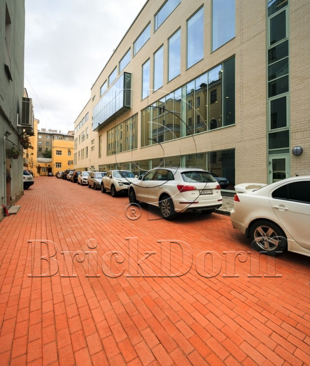 Тротуарная плитка / брусчатка Клинкерная ЛСР (RAUF Design) красный "Лондон" 200*100*50 мм