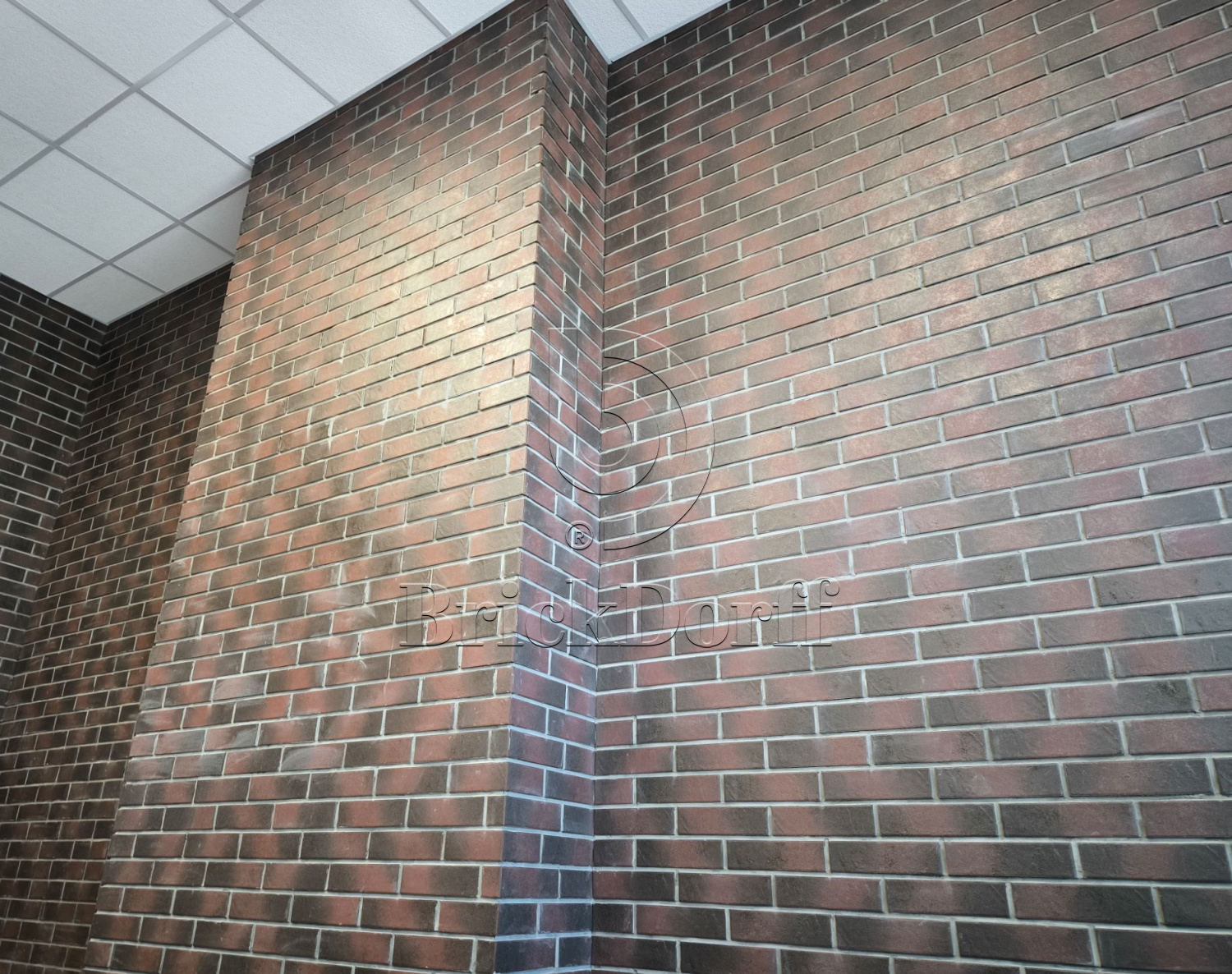 Semir Rosa 245X66х7,4 мм Клинкерная фасадная плитка под кирпич облицовочная, красно-коричневый