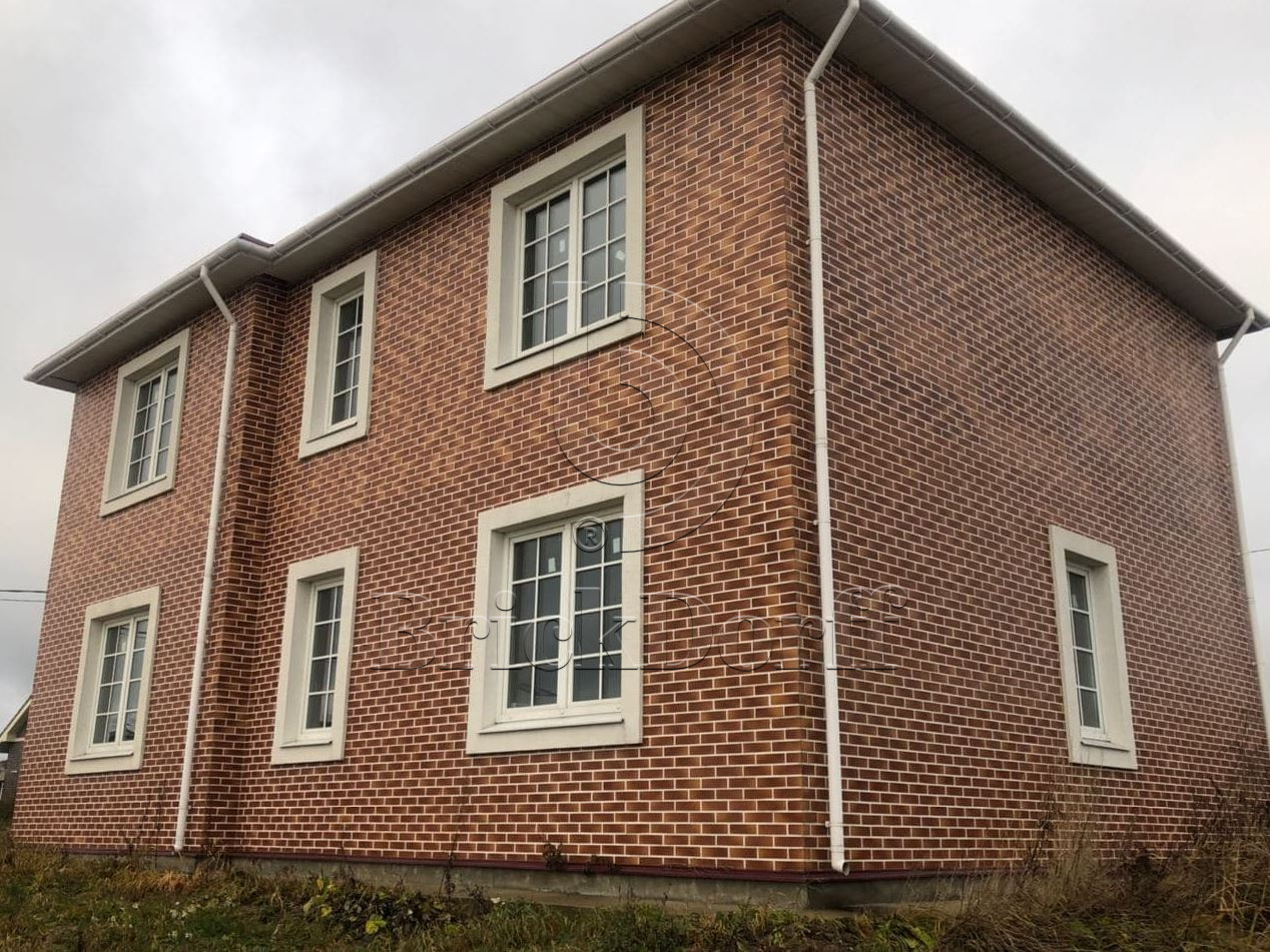 Aquarius Brown 245X66х7,4 мм Клинкерная фасадная плитка под кирпич облицовочная желтая