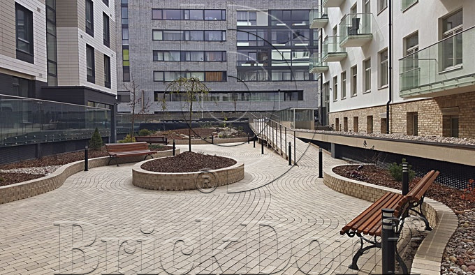 Тротуарная плитка / брусчатка Клинкерная ABC Colima (Колима) 200*100*52 мм