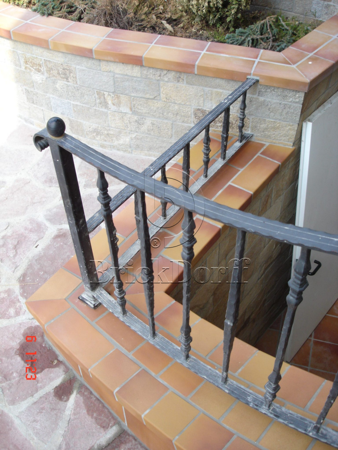 Плитка напольная противоскользящая Клинкерная Stroeher KERAPLATTE TERRA 307 wheat 240*240*12 мм