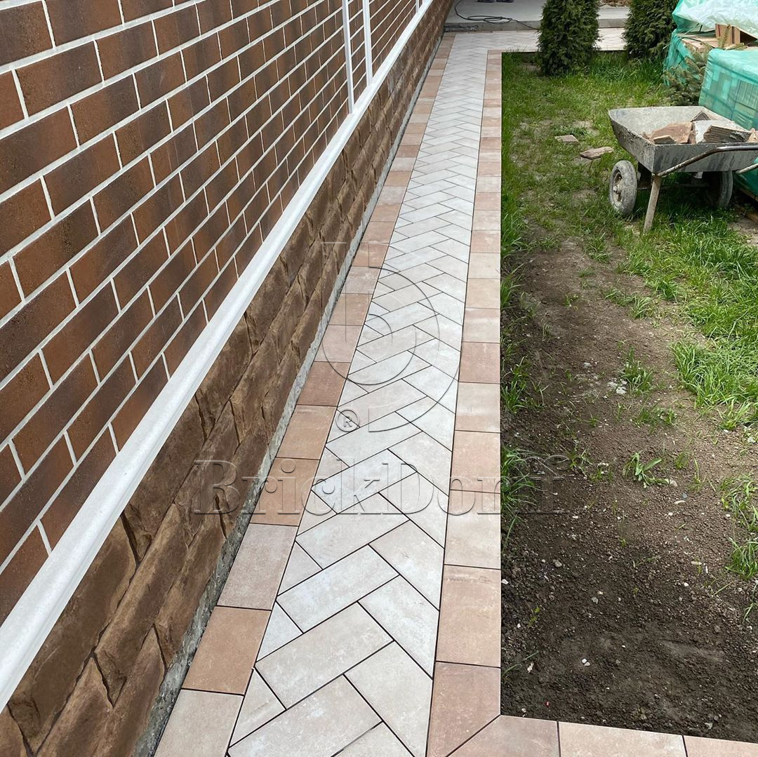 Клинкерная плитка Scandiano Beige 300X148х7 мм морозостойкая фасадная и цокольная плитка