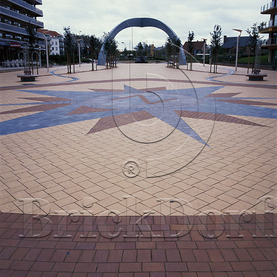 Тротуарная плитка / брусчатка Клинкерная желтая LHL klinker SAHARA 200*100*47 мм