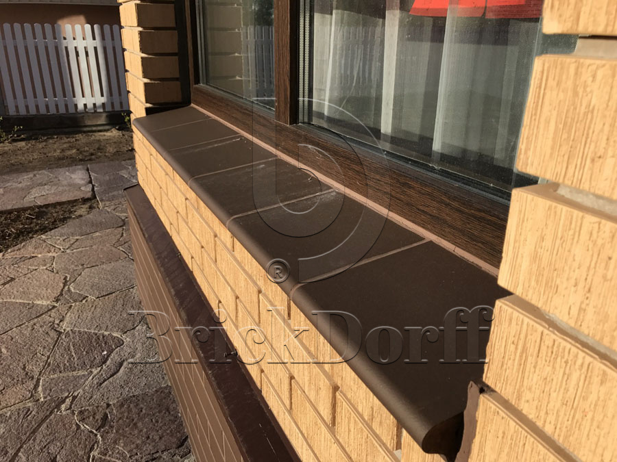 Клинкерная напольная плитка ABC Objekta Braun 240*240*12 мм