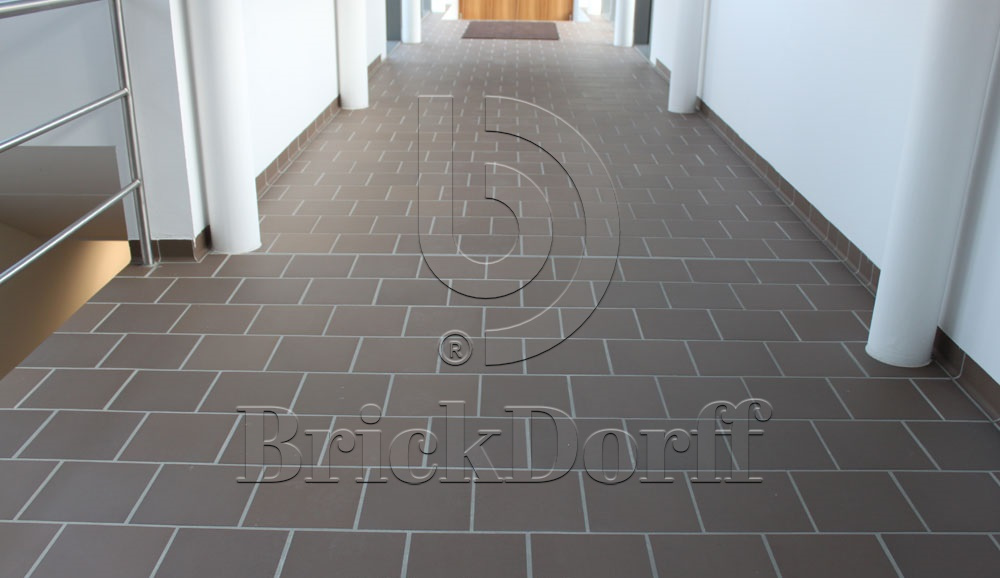 Кислотоупорная Клинкерная напольная плитка для промышленных помещений ABC Objekta Braun 240*115*15 мм