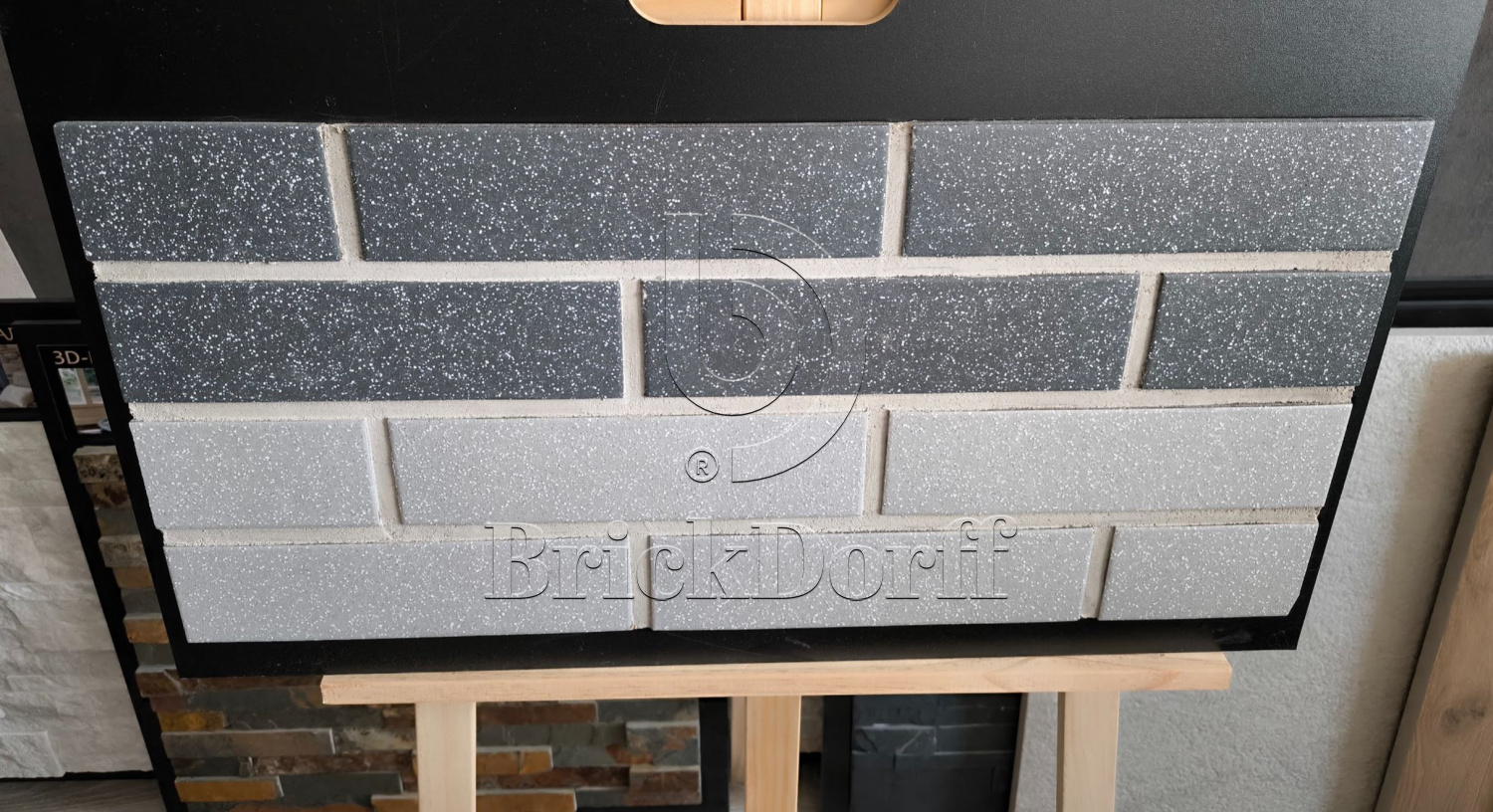 Мичиган-1 серая клинкерная фасадная плитка под кирпич 245*65*7 мм, керамин