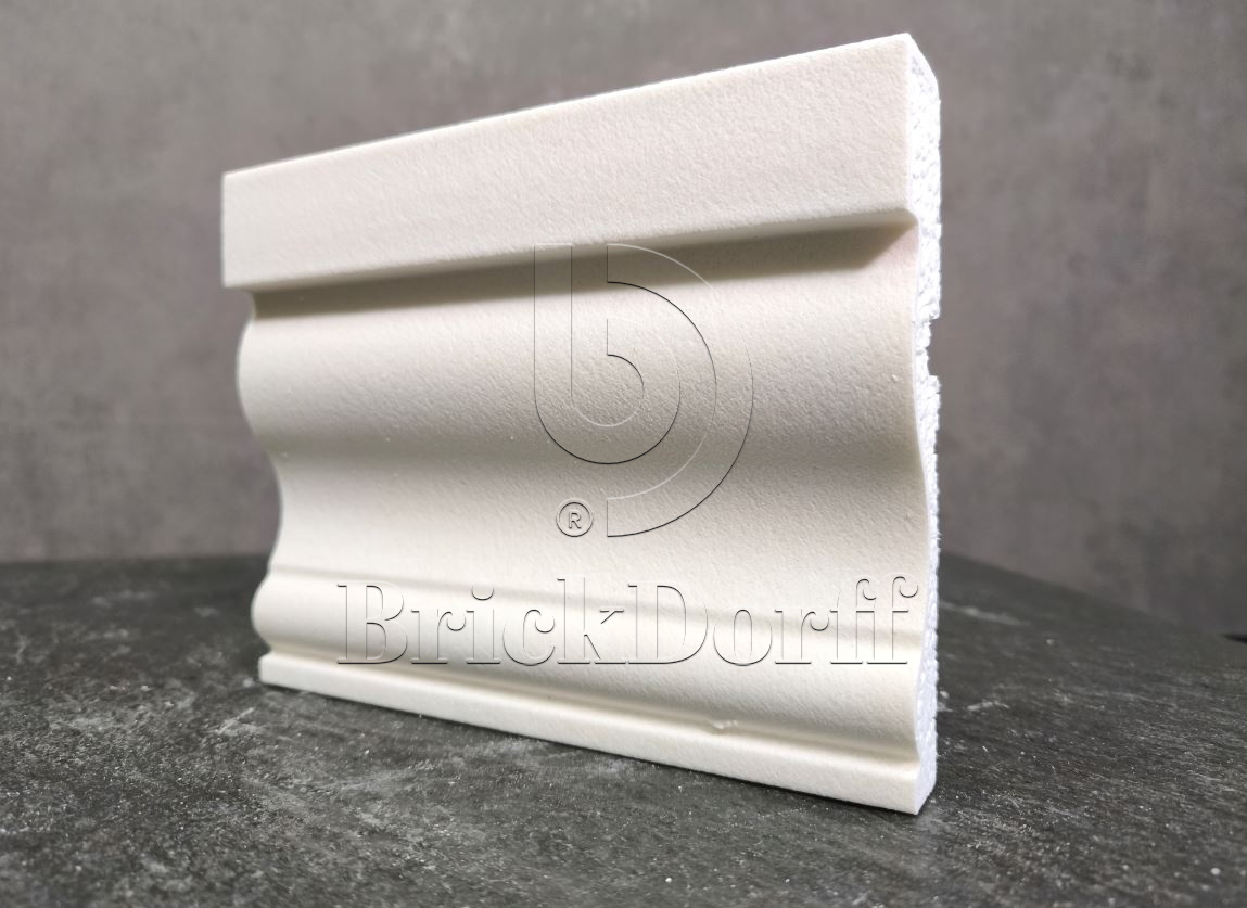 Молдинг для фасада - лепнина, декор из пенополистирола МВ-150/1 150*30*2000 мм