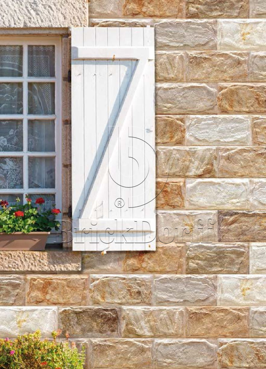 Фасадная и цокольная плитка под камень  Anes 414 beige, 300*150*8,7 мм