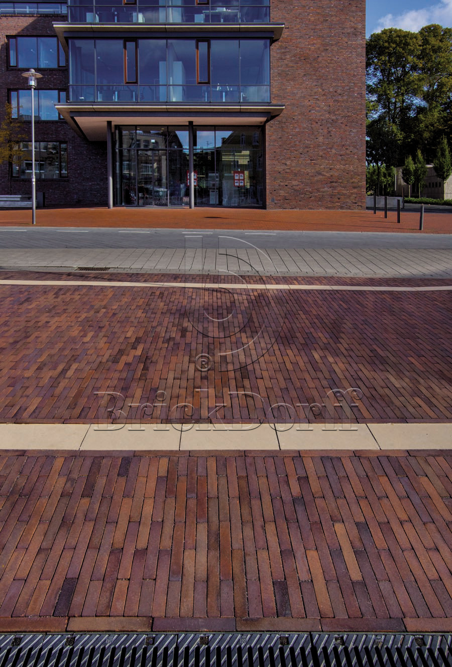 Тротуарная плитка / брусчатка Клинкерная ABC Malmo (Малмо) Blau bunt schmolz, ригельный 292*71*52 мм