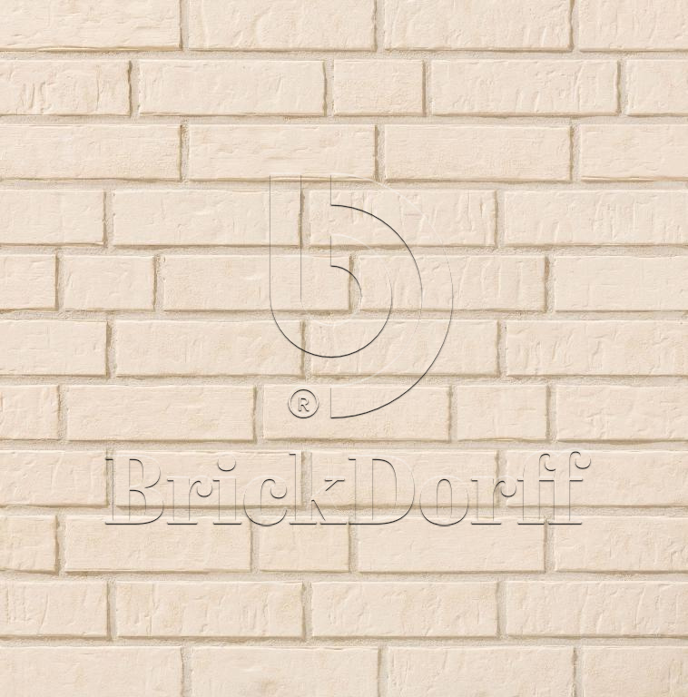 Клинкерная фасадная плитка облицовочная под кирпич Stroeher (Штроер) Zeitlos 351 kalkbrand рельефная, 400*35*14 мм