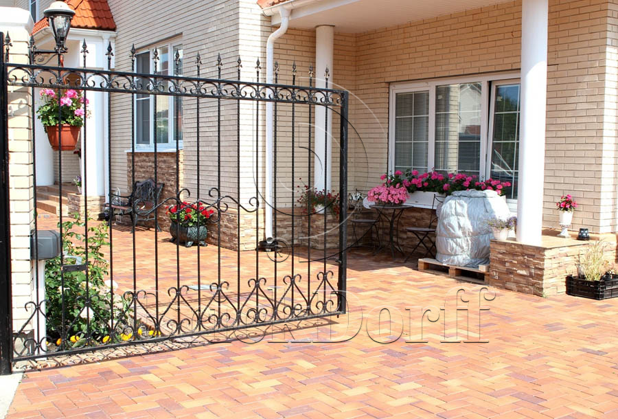 Тротуарная плитка / брусчатка Клинкерная ABC Herbstlaub-geflammt (Хербстлауб-гефламмт), делится на 8 частей 240*118/60*60*52 мм