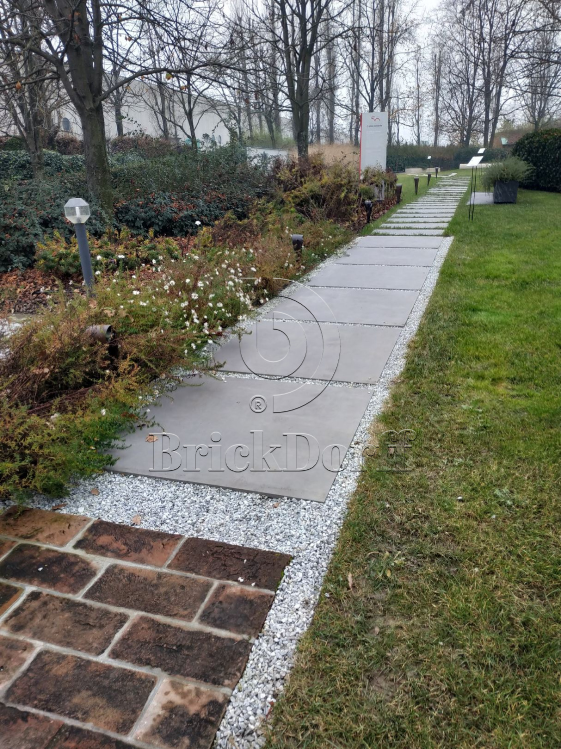 Тротуарная плитка Серая. Cliff Grigio 60 LASTRA 20mm / Клиф Гриджио 60 Ластра 20 мм 600х600х20мм