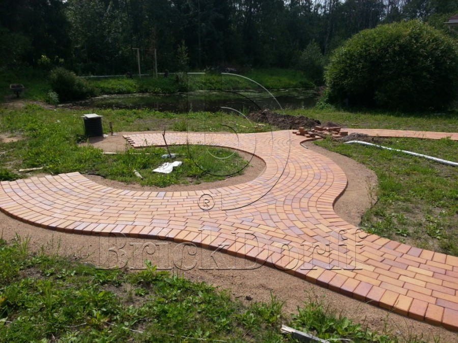 Тротуарная плитка / брусчатка Клинкерная ABC Herbstlaub-geflammt hell (Хербстлауб-гефламмт хелл), 200*100*45 мм