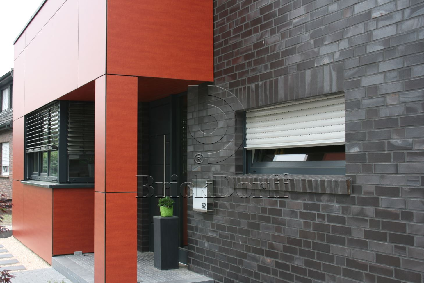 Кирпич облицовочный Клинкерный ABC 954 Hamburg schwarz-blau-bunt glatt NF 240*115*71 мм